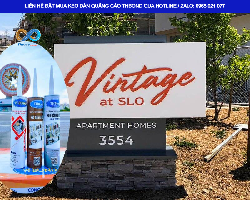 Từ tấm Alu đến các chi tiết trang trí, THBond mang đến lựa chọn keo dán quảng cáo linh hoạt cho xưởng sản xuất biển quảng cáo.