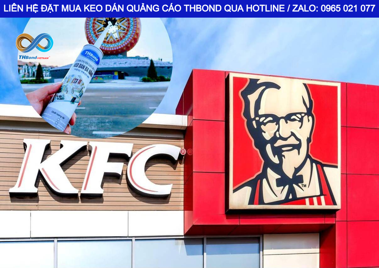 Keo dán quảng cáo đa năng THBond được ứng dụng cho tấm Alu, kim loại, mica, nhựa, gỗ và nhiều vật liệu thường gặp trong sản xuất biển bảng.