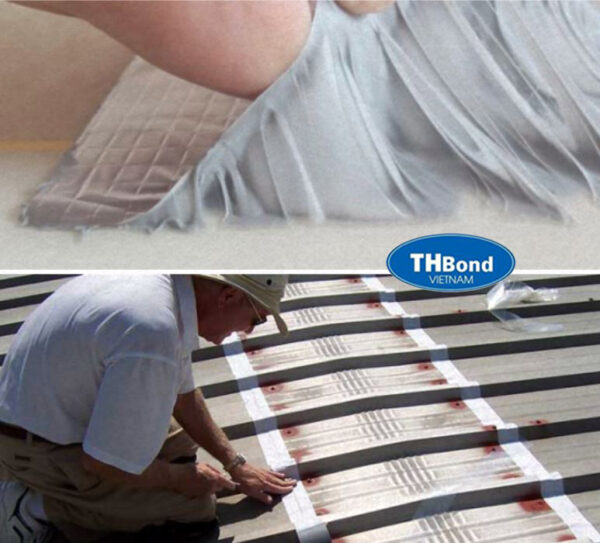 chống dột mái tôn bằng băng keo chống thấm THbond