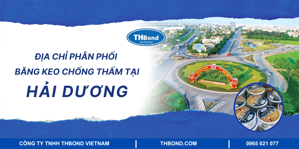 Địa chỉ phân phối băng keo chống thấm tại Hải Dương