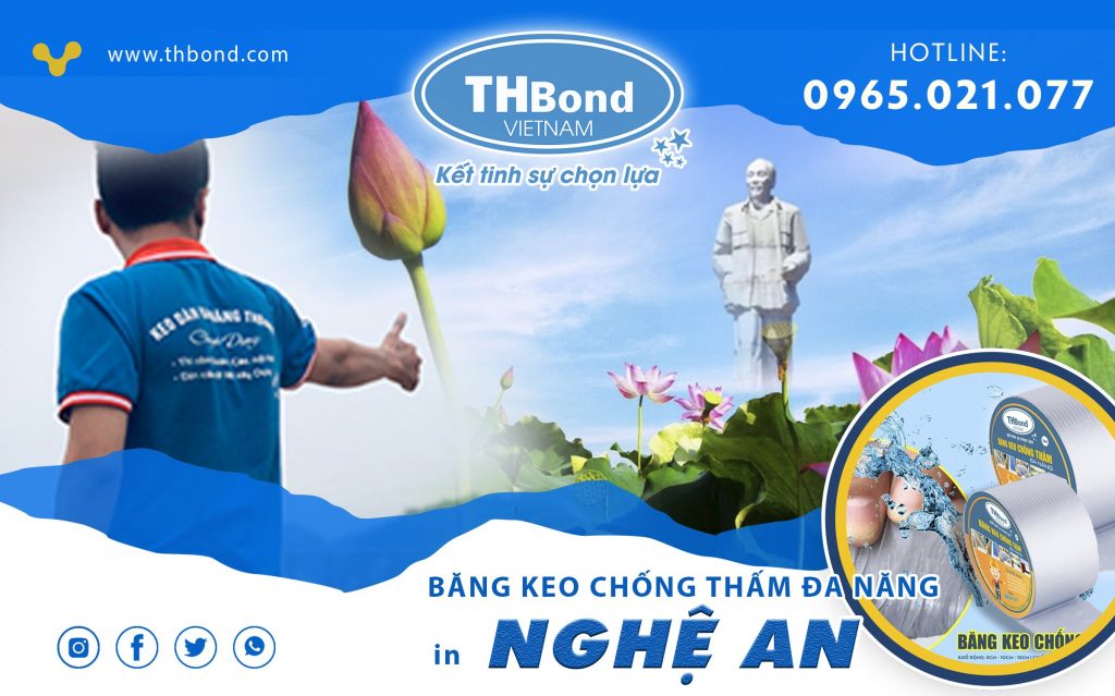 Báo giá băng keo chống thấm tại Nghệ An giá rẻ, cho hiệu quả cao 1 Thbond cung cấp băng keo chống thấm tại Nghệ An giá rẻ, hiệu quả cao