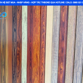 Giấy In Chuyển Nhiệt Vân Gỗ THBond giúp bề mặt bền màu và có tính thẩm mỹ cao cho cửa thép vân gỗ, cửa, vật liệu kim loại