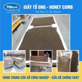 Giấy tổ ong dùng cho cửa gỗ công nghiệp