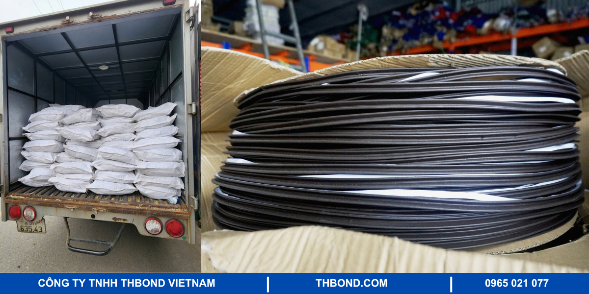 Hình ảnh giao gioăng đến khách hàng của THbond