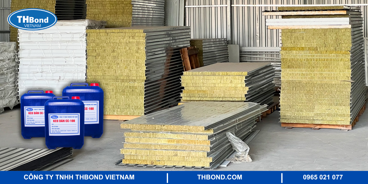 Ứng dụng keo chống cháy THBond trong sản xuất tấm Panel chống cháy