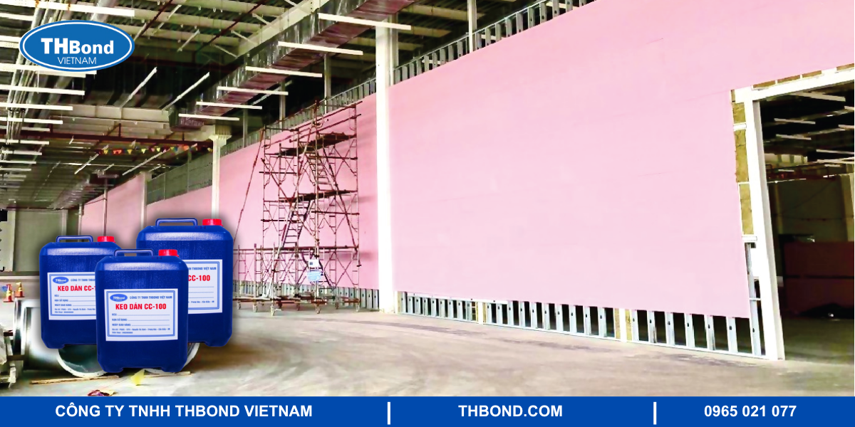Ứng dụng keo chống cháy THBond trong sản xuất vách chống cháy