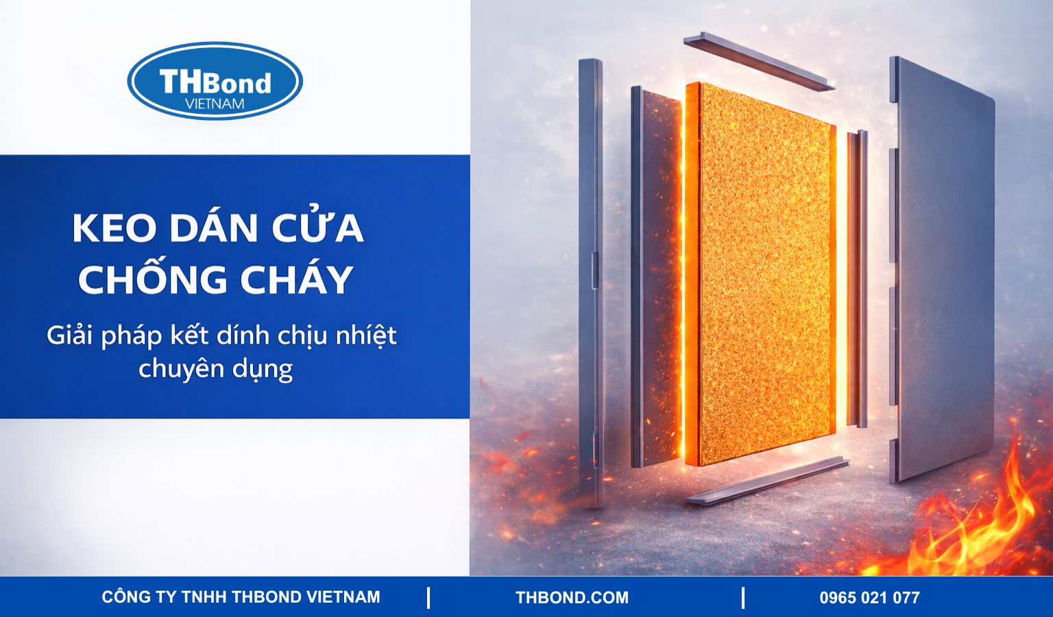 Keo dán cửa chống cháy là gì?