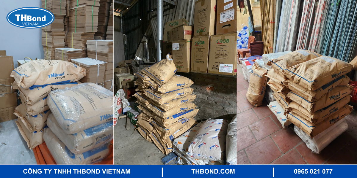Keo hạt THBond được nhiều nhà máy và xưởng sản xuất tin dùng