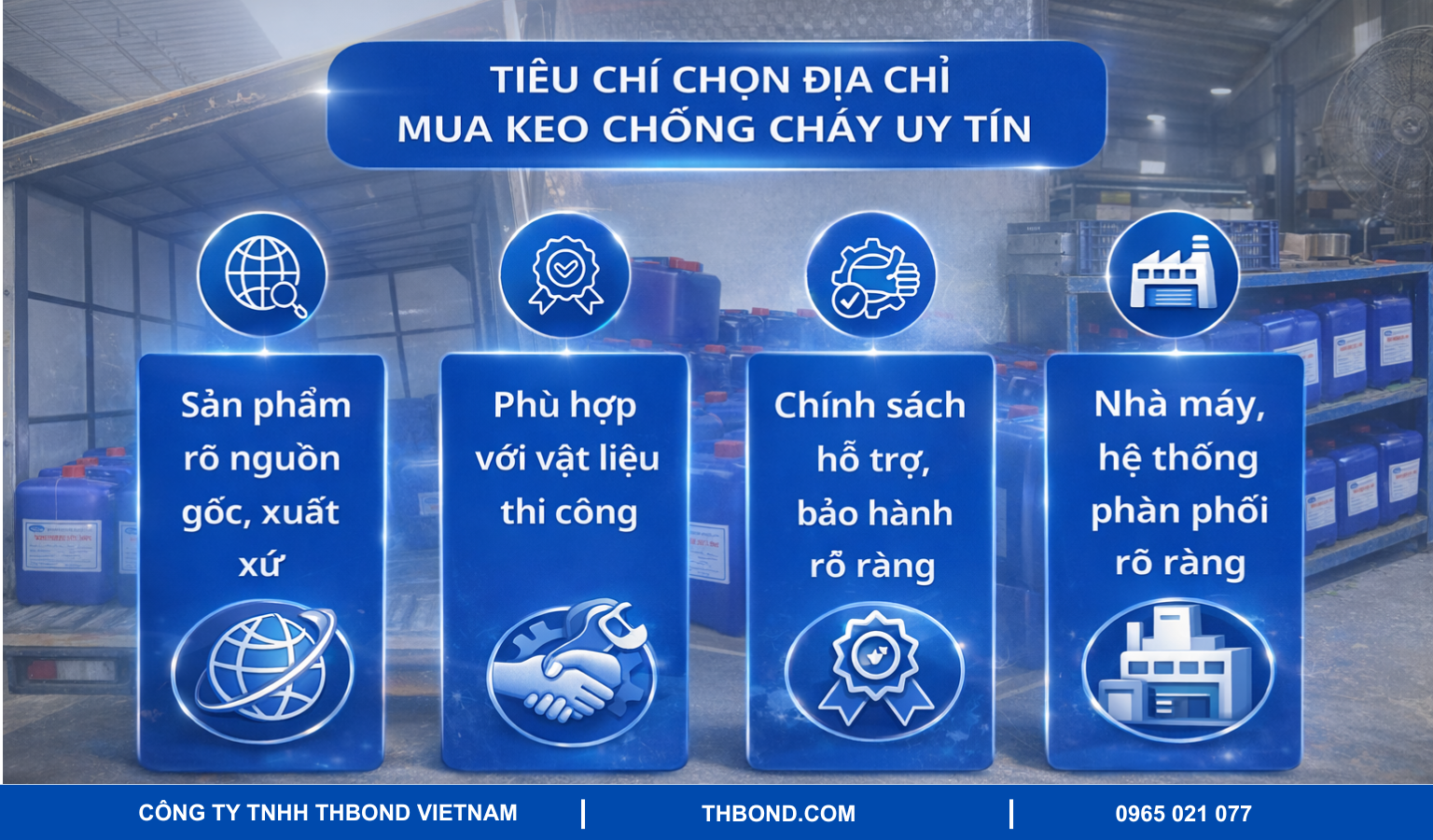 Tiêu chí chọn địa chỉ mua keo chống cháy uy tín