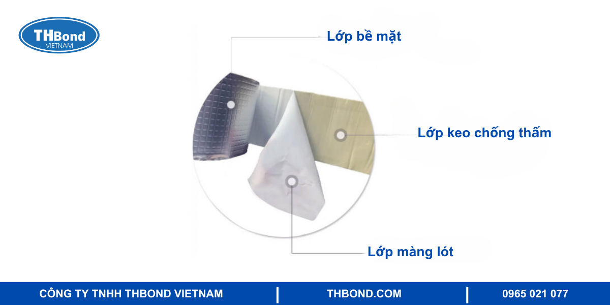 Cấu tạo của băng keo chống thấm