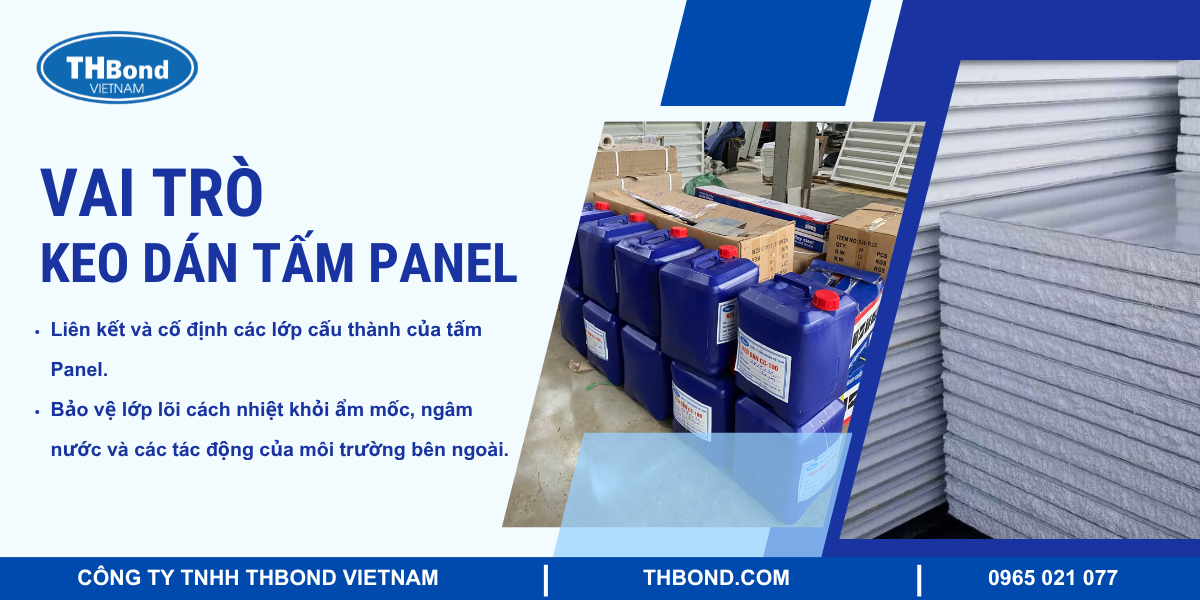 Vai trò keo dán tấm Panel