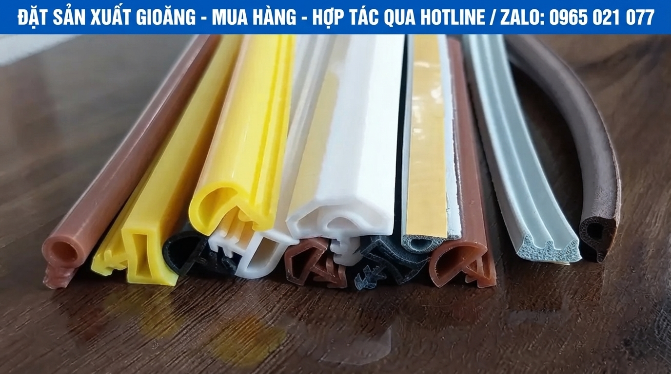 Gioăng cao su hỗ trợ ngăn khói lan qua khe cửa chống cháy