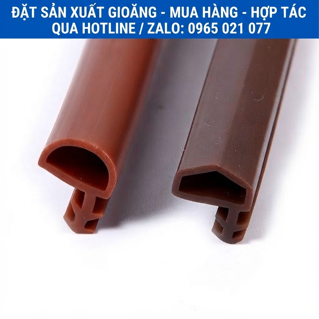 Gioăng cao su là giải pháp quan trọng trong sản xuất và lắp ráp cửa gỗ công nghiệp, cửa composite