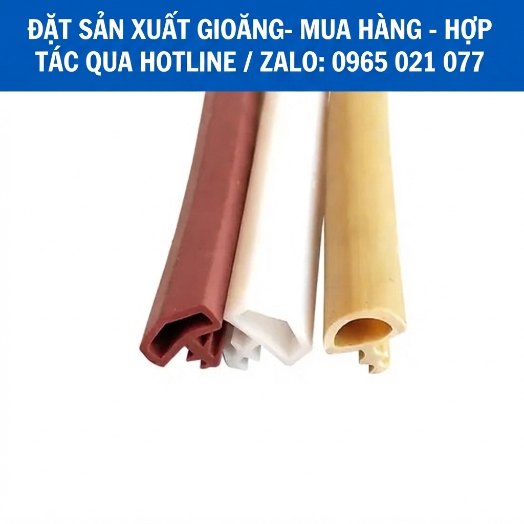 Gioăng cao su ứng dụng trong sản xuất cửa công nghiệp, cửa nhà kho, của kỹ thuật, cửa chuyên dụng