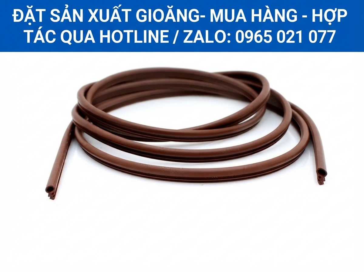 Gioăng chân cài chuyên dùng cho cửa gỗ công nghiệp và cửa chống cháy