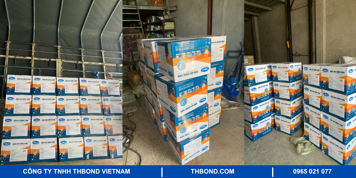 Băng keo chống thấm THbond được khách hàng tin dùng