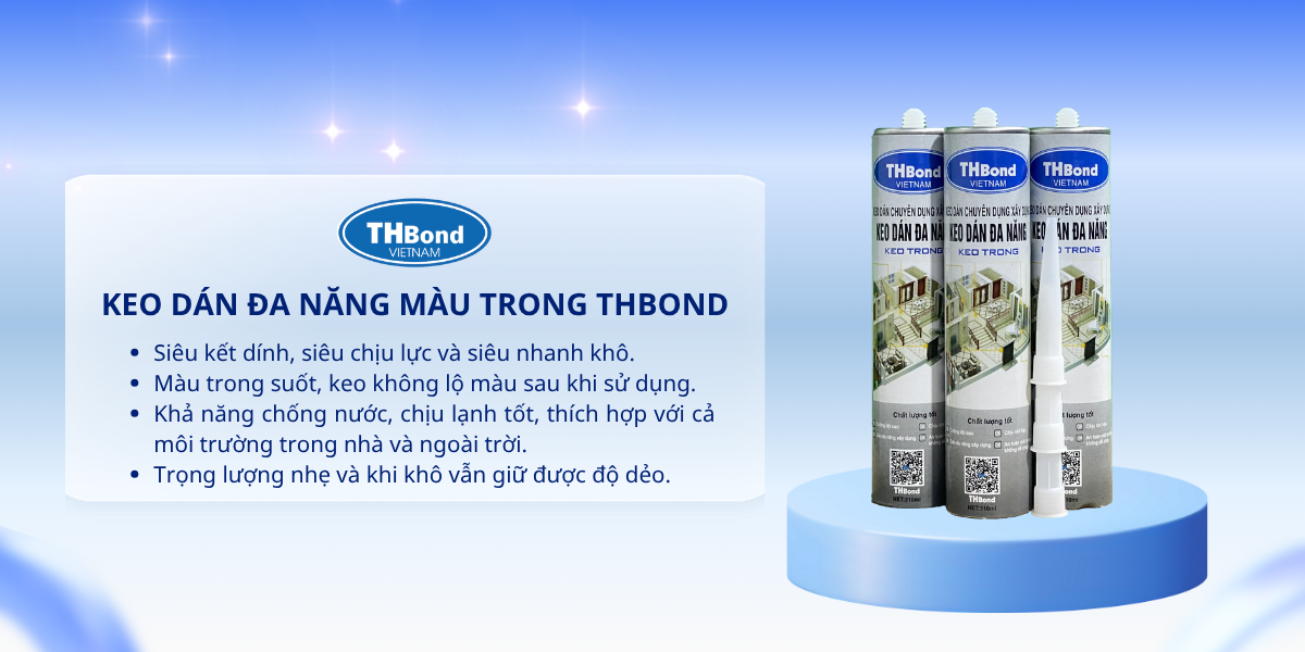 Giới thiệu keo đa năng màu trong THbond
