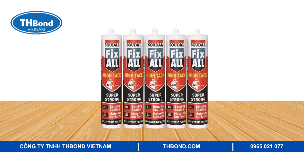 Keo PU Sealant Soudal Fix All High Tack