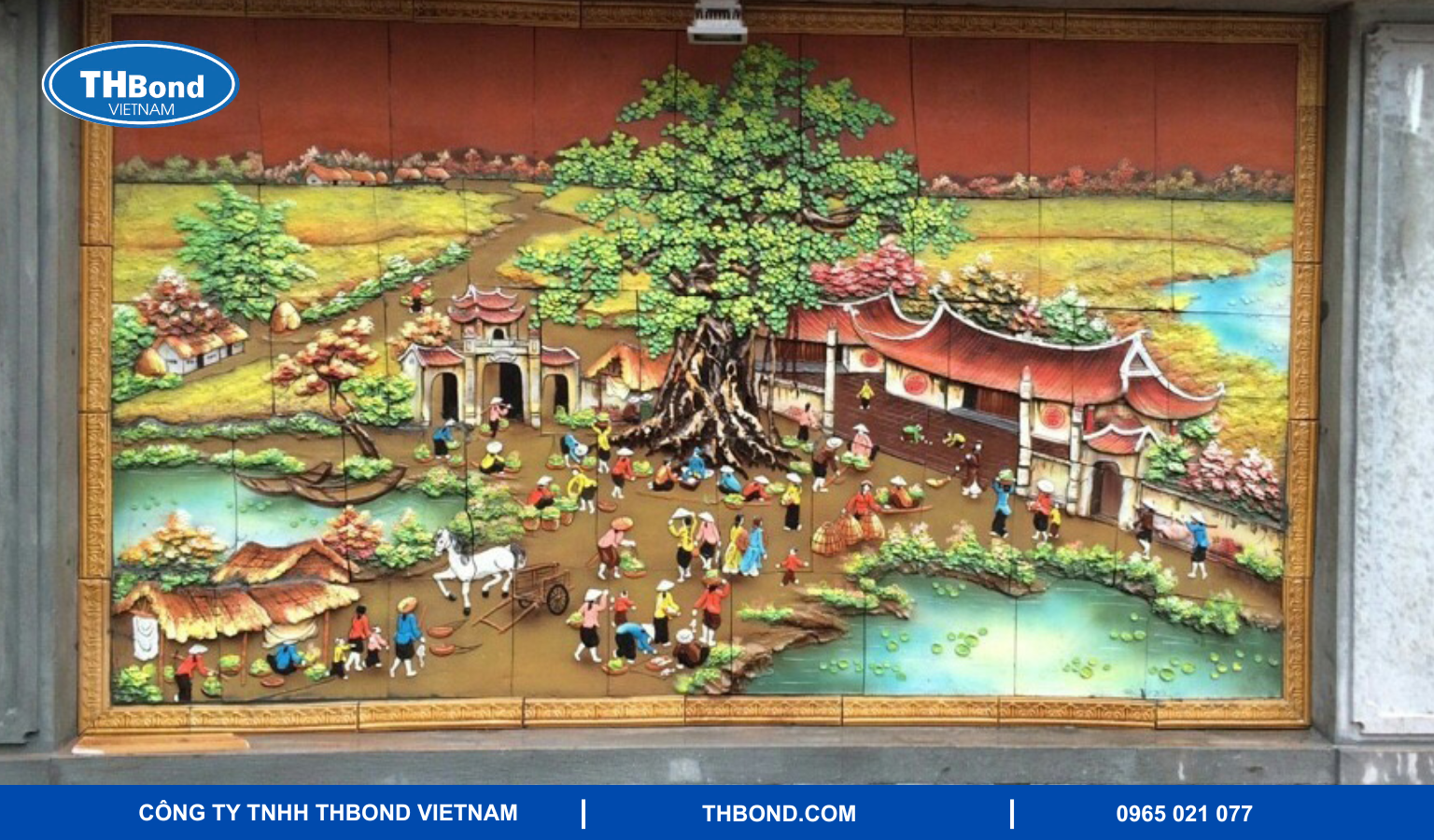 Keo dán gốm sứ lên tường