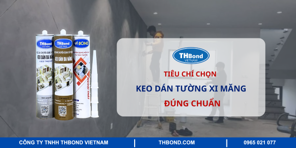 Keo dán tường xi măng