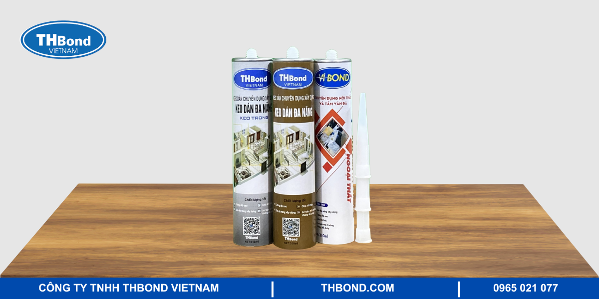 Dán đồ vật lên tường với keo dán đa năng THbond