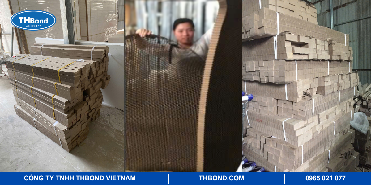 Giấy tổ ong làm cửa Thbond