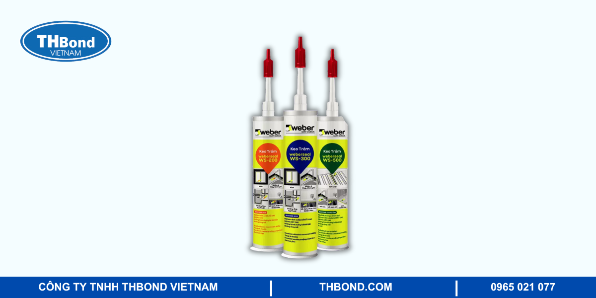 Keo Silicone dán gỗ Weberseal