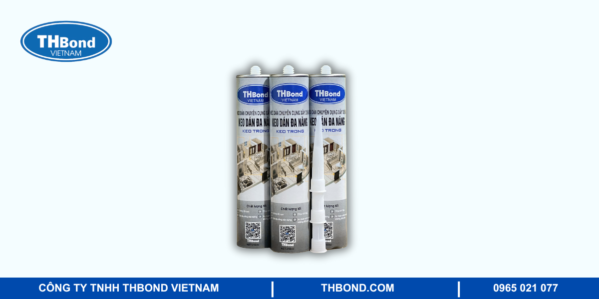 Keo đa năng THbond màu trong dán gỗ vào tường