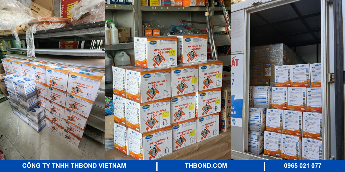 Keo dán nội thất Vibond của THbond được khách hàng tin dùng
