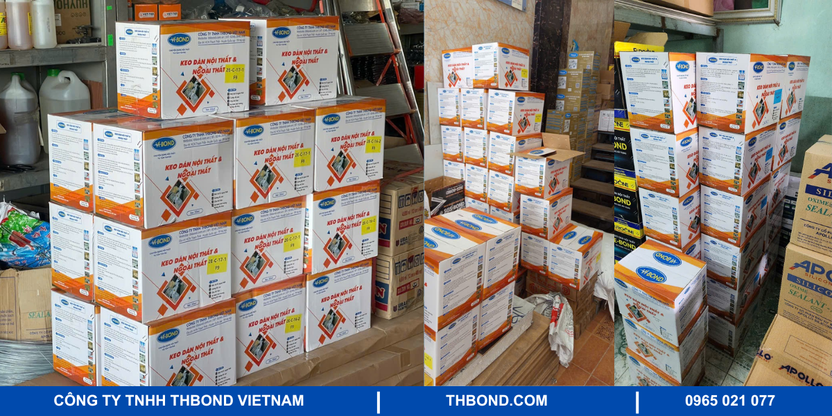 Keo dán nội thất Vibond của THbond được khách hàng tin dùng