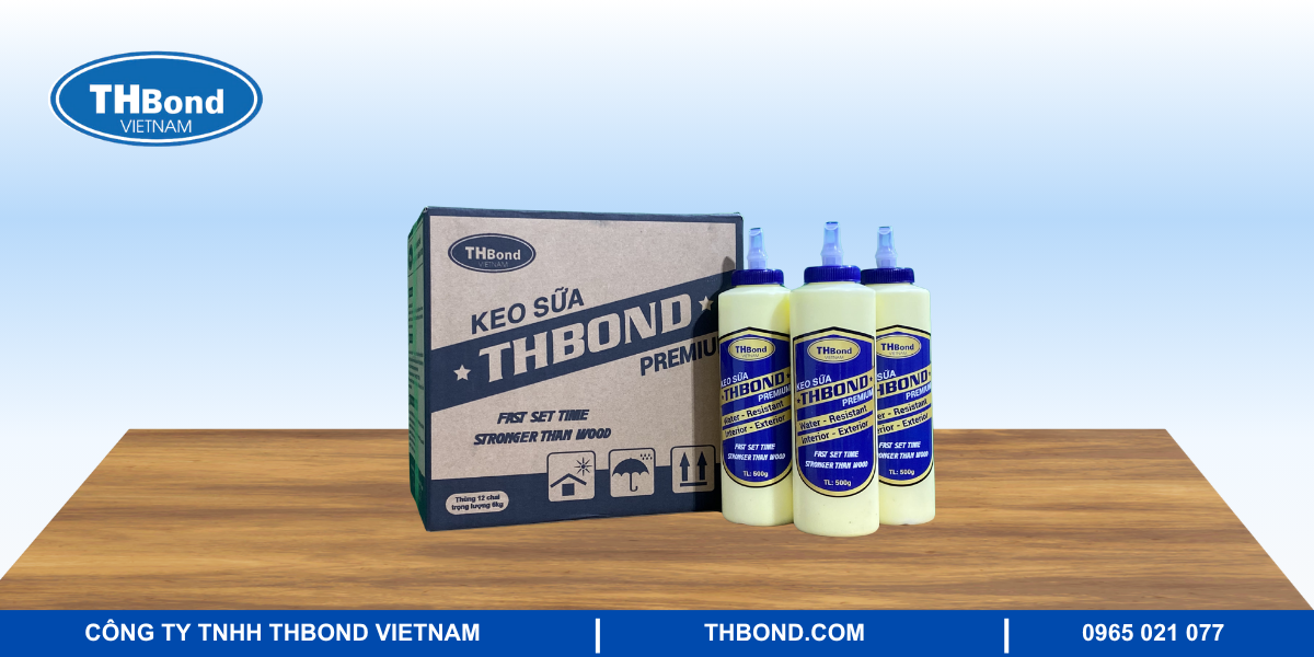 Keo sữa dán gỗ công nghiệp THbond