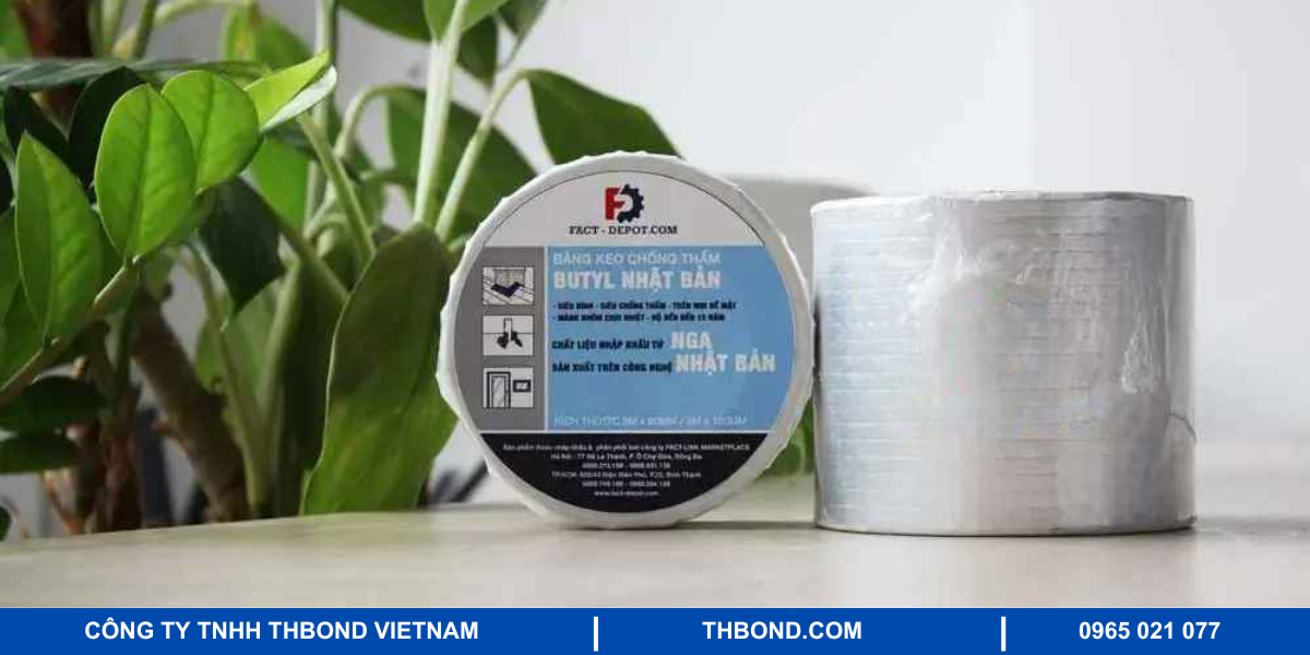 Băng keo dán bạt chống thấm Butyl