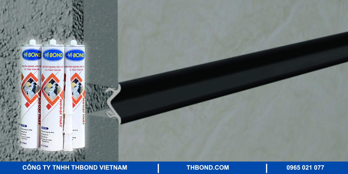 Keo dán nẹp nhôm dùng trong trang trí nội thất