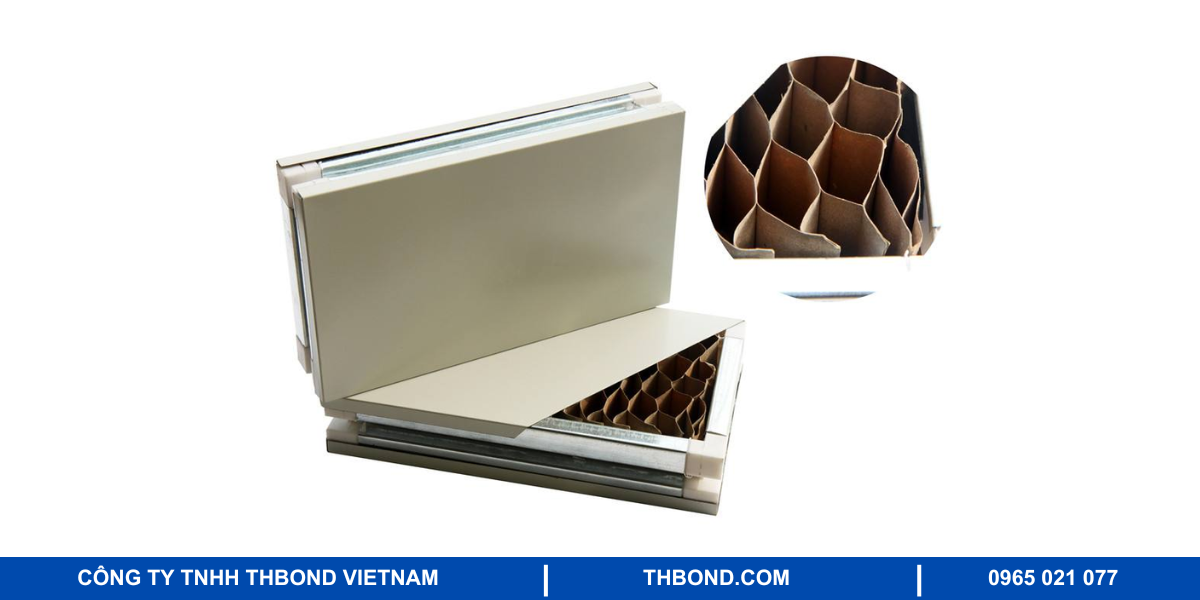 Tấm vách ngăn Panel lõi giấy tổ ong