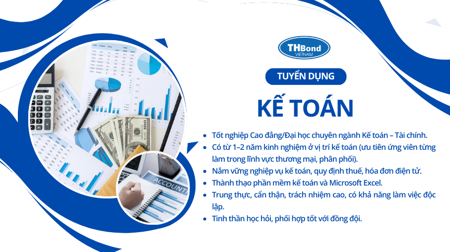 THbond tuyển nhân viên kế toán