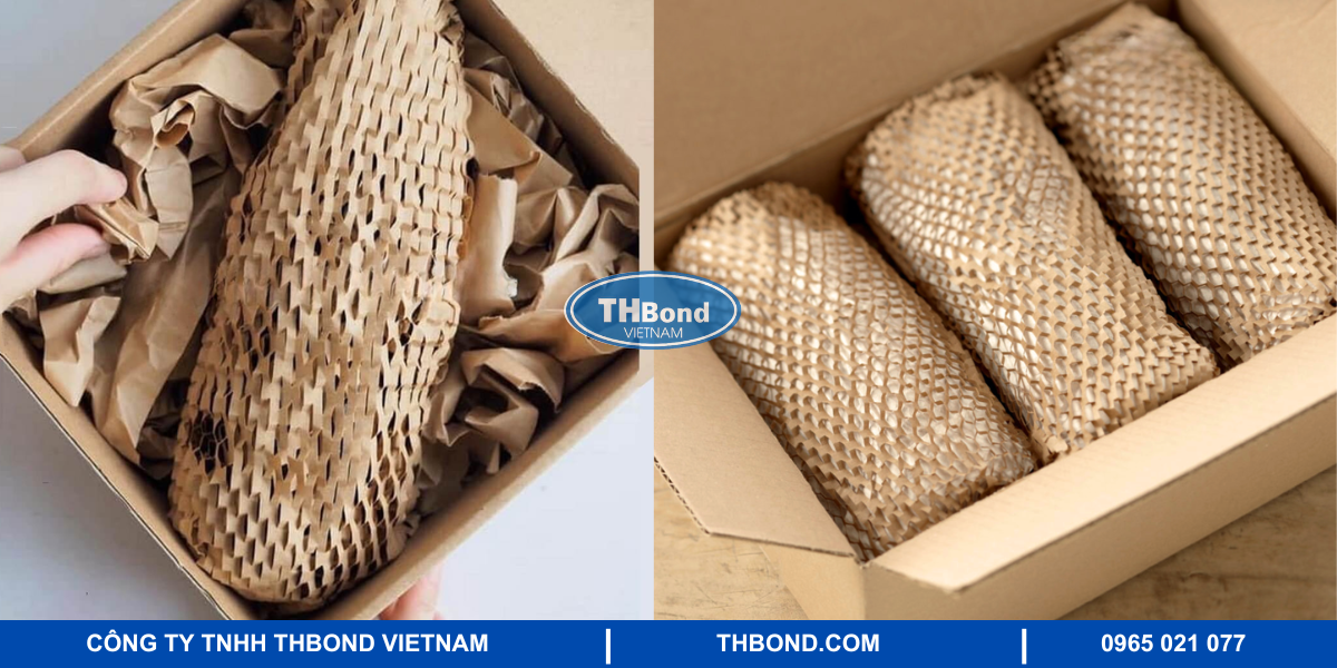 Ứng dụng giấy tổ ong trong bao bì, đóng gói