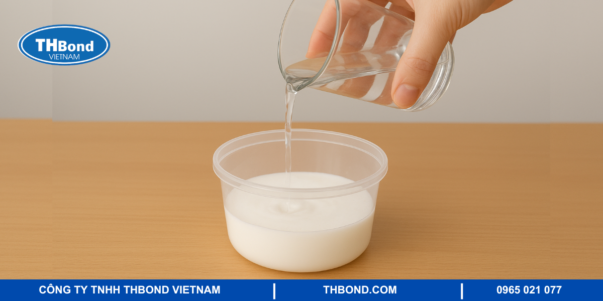 Cách pha loãng keo sữa