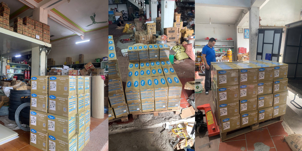 Hình ảnh giao hàng keo dán đa năng tại của THbond