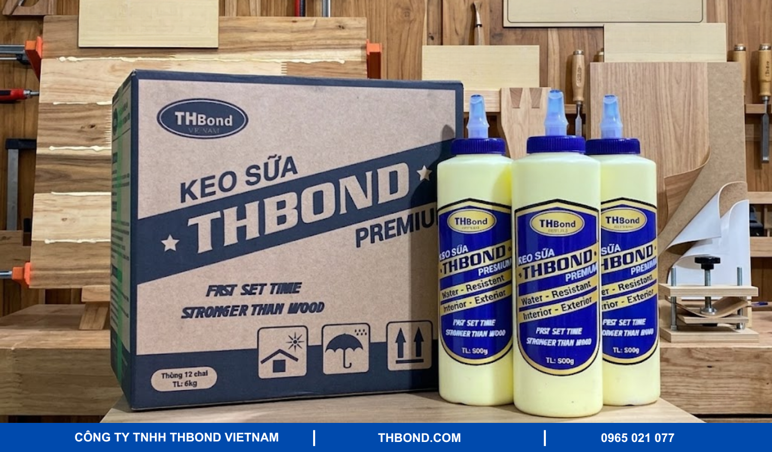Keo sữa cho đồ gỗ nội thất THbond