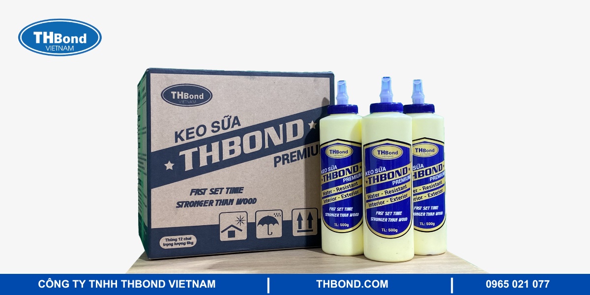 Keo sữa dán gỗ PVAc của THbond