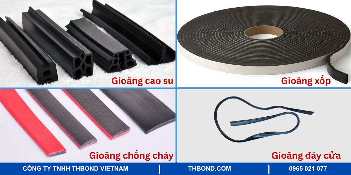 một số loại gioăng cửa phổ biến hiện nay