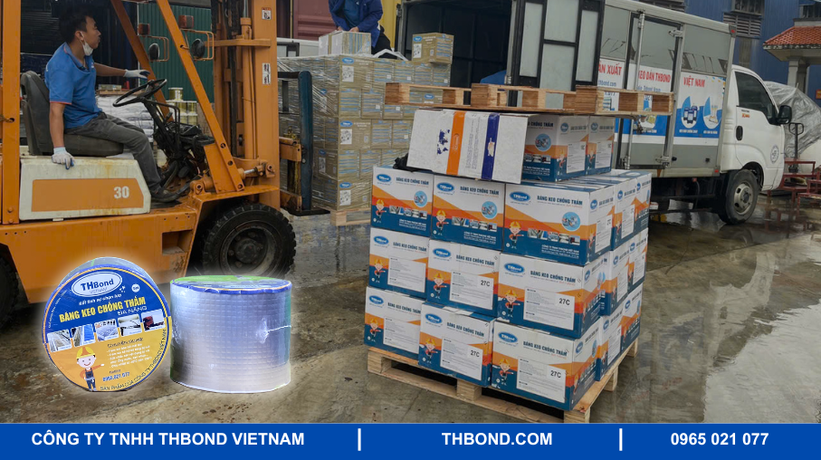 Chống dột mái Fibro xi măng bằng băng keo chống thấm
