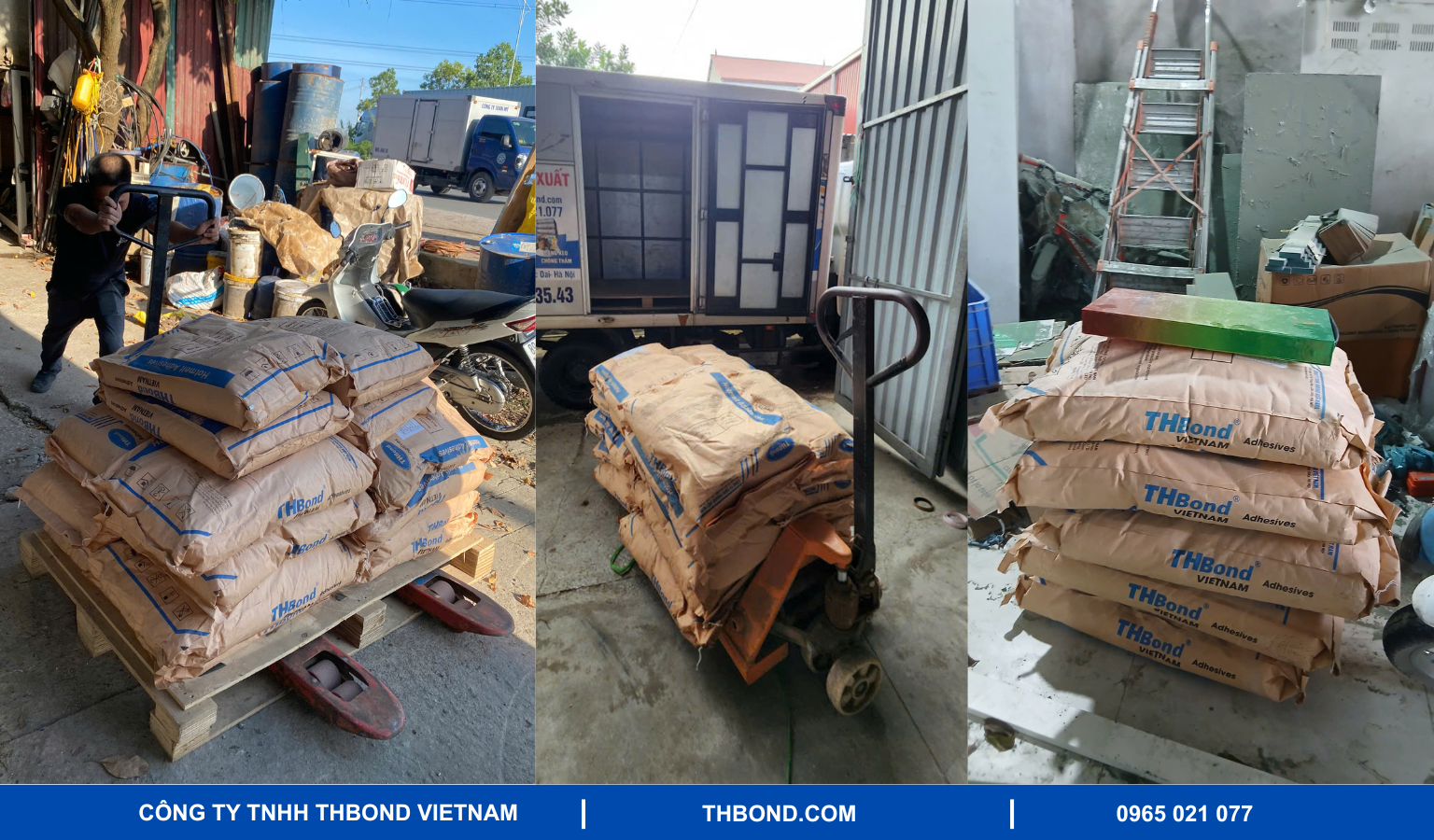 Keo hạt dán cạnh EVA của THbond được khách hàng tin dùng