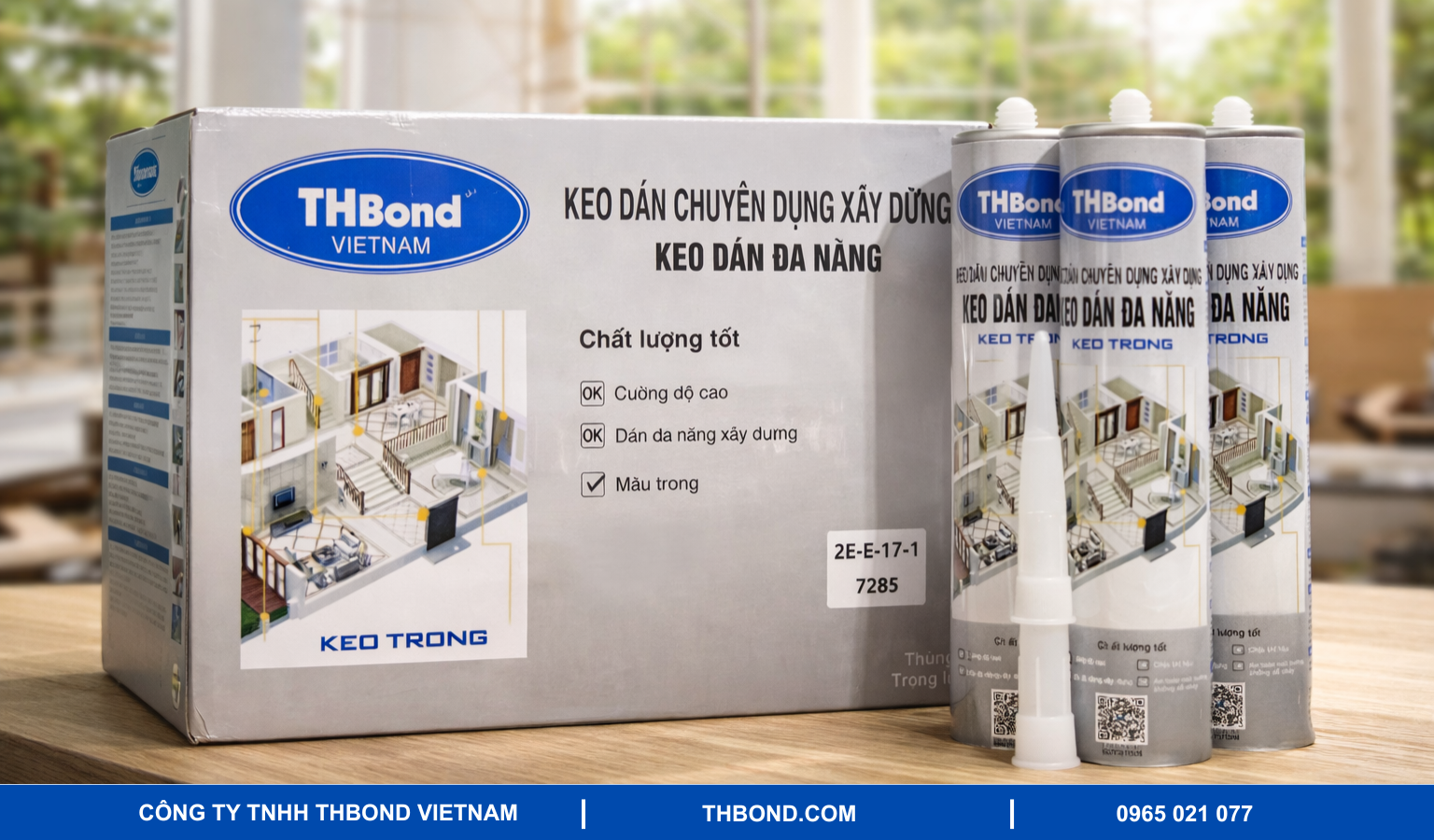 Keo đa năng trong suốt thẩm mỹ