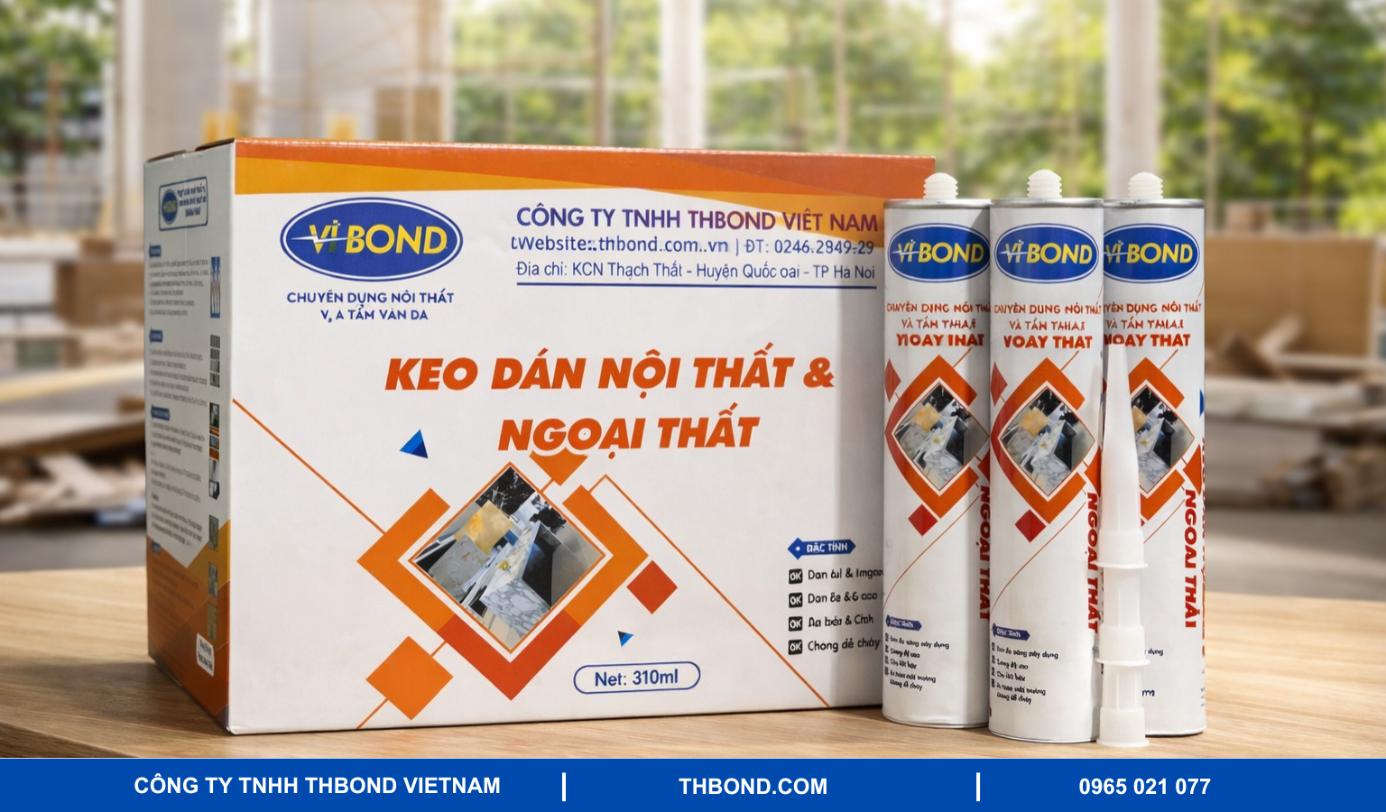 Keo dán nội thất đa bề mặt
