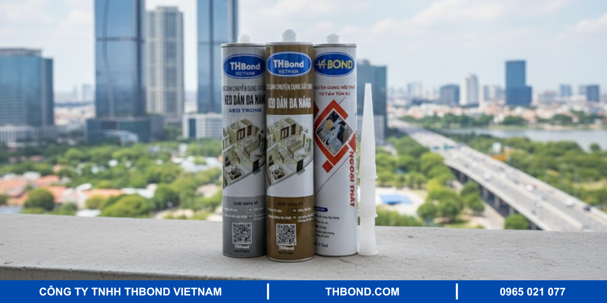 Keo dán đa năng THbond - Keo thi công vật liệu nội thất tốt nhất thị trường