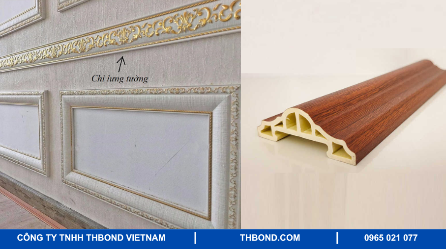 Phào chỉ lưng tường nhựa Nano