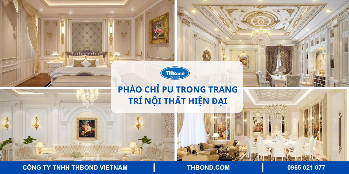 Phào chỉ PU trong trang trí nội thất
