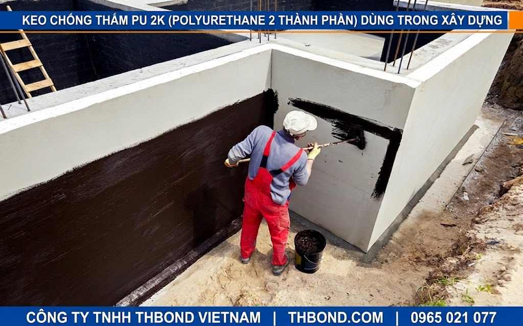 Keo chống thấm PU 2K dùng trong xây dựng - thbond-com