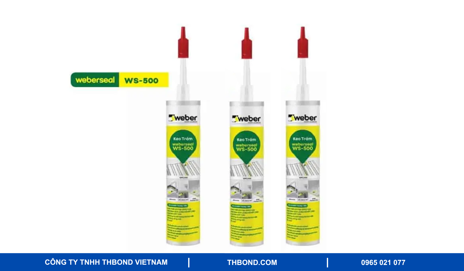 Keo Silicon dán tôn Weberseal WS 500